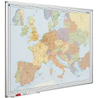 Smit Visual Whiteboard landkaart - Europa