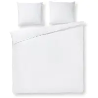 Papillon Dekbedovertrek Pompom Wit Percal-240 x 200 / 220 cm | Lits-Jumeaux