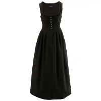 Stockerpoint Dirndl Dames, lang met rand