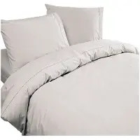 Papillon Dekbedovertrek Monte Carlo Wit Percal-200 x 200 / 220 cm | 2-Persoons