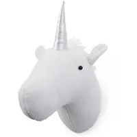 Childhome Collections Dierenkop Vilt Unicorn Wit