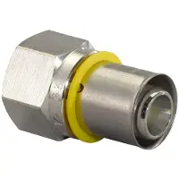 Uponor schroefbus gas Ø20x3/4" - messing - 1030557