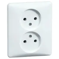 Peha Inbouw stopcontact dubbel creme - 4602012