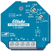 Eltako FUD61NPN-230V Actor Draadloos Dimschakelaar Inbouw (in muur)