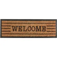Esschert Design Deurmat Rubber Met Kokos Welcome 75x25