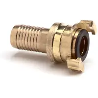 Karasto Koppeling met Slangtule 19mm (nastelbaar) - Messing - NBR