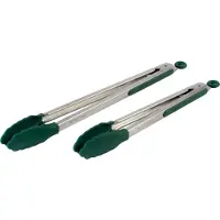 Big Green Egg barbecuetang 40 cm silicone groen