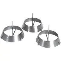 Big Green Egg grillringen ø 7,5 cm rvs 3-delig
