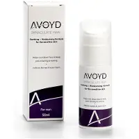 Avoyd Immaculate Man 50ml - Voorkomt en verhelpt scheerirritatie en scheerbultjes - Niet geschikt om ingegroeide haartjes te voorkomen - speciaal voor de gevoelige huid, gezicht en schaamstreek