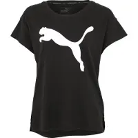 Puma Active Logo Tee Shirt Dames - Cotton Black