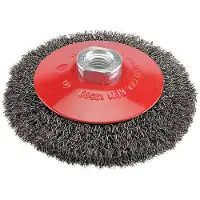 Silverline Staalborstel met gegolfd staaldraad | 115 mm - 763625