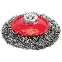 Silverline Staalborstel met gegolfd staaldraad | 100 mm - 277852