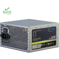 Inter-Tech Coba CES-400B, 80+, 400 W, 115 - 230 V, 50 - 60 Hz, 5 A, +3.3V, -5Vsb, +12V1, -12V, +12V2, +5V, Actief