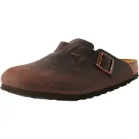 Birkenstock Klomp Birkenstock Boston Leather Habanna Oiled