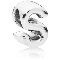 Pandora Dames Gouden Letter S Bedeltje - Pandora Stijl