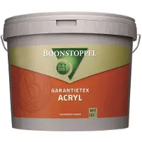 Boonstoppel Garantietex Acryl | Matte Muurverf 10 LTR - Wit