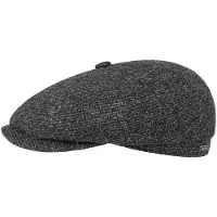Stetson Hatteras Shetland Wool Pet By Stetson antraciet | Maat: 57 cm