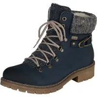 Rieker Veterlaarsjes navy / grijs / donkergrijs