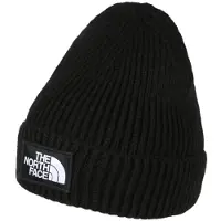The North Face Logo Beanie, zwart