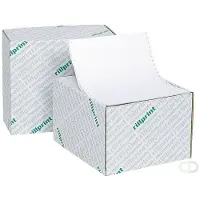 Rillstab 17979 1-voud 240 mm x 11 inch 60 grams wit Kettingpapier (2.000 vel)