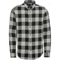 Only & Sons Overhemd 'Gudmund' lichtgrijs / zwart