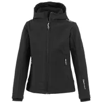CMP - Kid's Jacket Fix Hood 3A29385 - Softshelljack 128, zwart