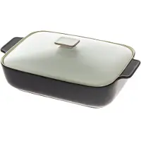 Maku Ovenschotel keramiek met deksel 3 L 36x21,5 cm