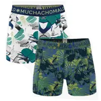 Muchachomalo 2-Pack Boys Boxershort Bugging Arround-146-152 (Blauw, 146-152)