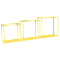 KidsDepot Wandrek Wallbox Yellow (set van 3)