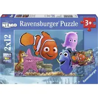 Disney Puzzle Nemo le petit fuguer Ravensburger 2 x 12 pièces