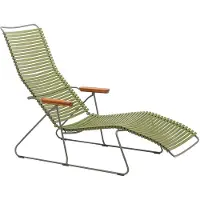 Houe CLICK Ligbed Bamboe Armleuningen Stalen Frame