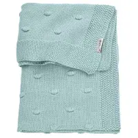 Meyco Baby Knots wiegdeken - stone green - 75x100cm - 1.0 TOG