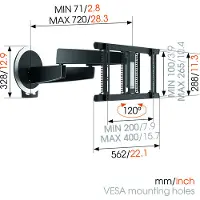 Vogel's Muurbeugel OLED NEXT 7356