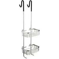 Best design Ophangrek Rome Geborsteld RVS (doucheregaal)