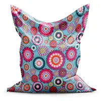 Design Zitzak Ibiza Small - Roze/Blauw