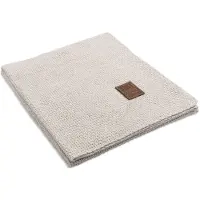 Knit Factory Jesse Plaid - Beige - 160x130 cm