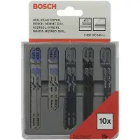 Bosch 10-delige set decoupeerzaagbladen Hout / metaal - 2607010148