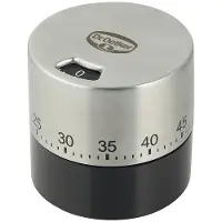 Dr. Oetker Timer analoog Ø 6,5 x 6 cm zilver/zwart