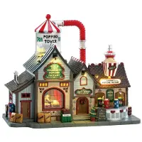 Intratuin Lemax Kersthuisje Bell's Gourmet Popcorn Factory (fabriek) H 25 Cm