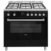 Belling SC 900 DFT zilver, zwart, roestvrijstaal