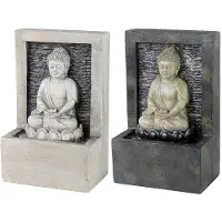 Lumineo Fontein Poly Boeddha 9x10x23.5cm Binnen Verschillende verschillende Lumineo