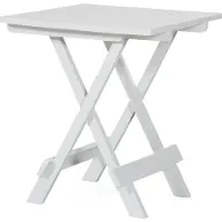 IPAE Progarden Tuintafel | | 44 x 44 x 50 cm (Inklapbaar, Wit)