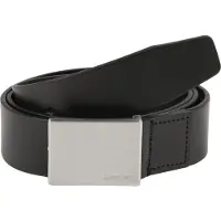 Calvin Klein Riem 'Formal Plaque' zwart