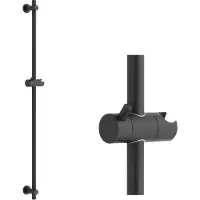 Best design Glijstang Garda 90cm Mat Zwart