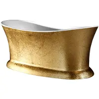 Best design Vrijstaand bad color bridgegold acryl 175x79x70 cm goud