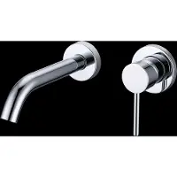 Best design Wastafelkraan otto inbouw wandmodel chroom