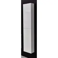 Best design Kolomkast blanco greeploos 180x35x30 cm hoogglans wit