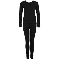 CMP - Women's Set (Sweat And Pant) Warm - Synthetisch ondergoed 40, zwart