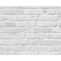 AS-Creation Vliesbehang 94283-2 Best of Wood'n Stone 2 steenoptiek lichtgrijs