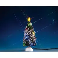 Lemax Kerstfiguur Evergreen tree with 12 multi light b/o 4.5v